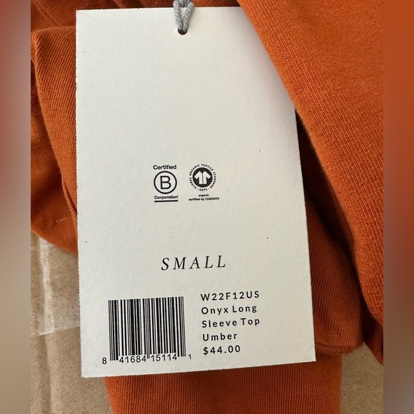 WVN for you small long sleeve onyx top - Picture 2 of 3